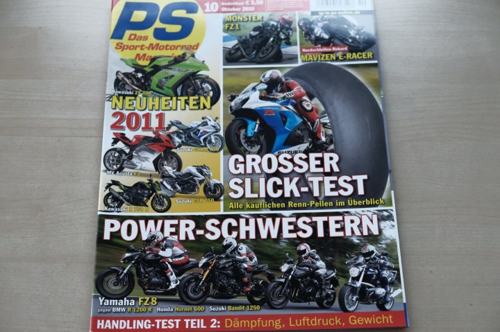 Deckblatt PS Sport Motorrad (10/2010)